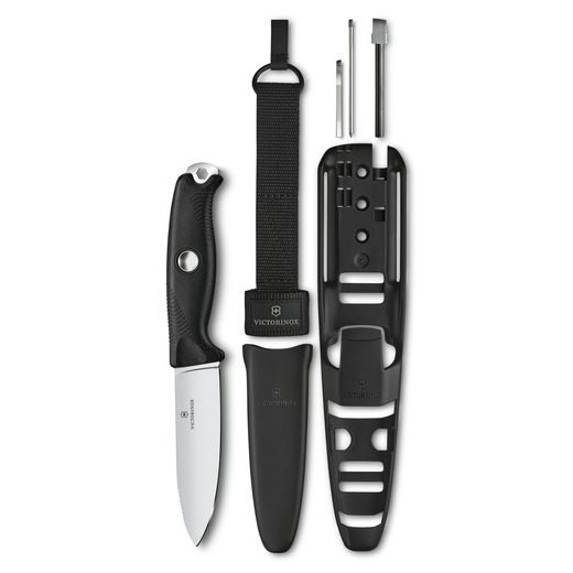 NŮŽ VICTORINOX S PEVNOU ČEPELÍ VENTURE PRO BLACK 3.0903.3F - DÝKY - OSTATNÉ