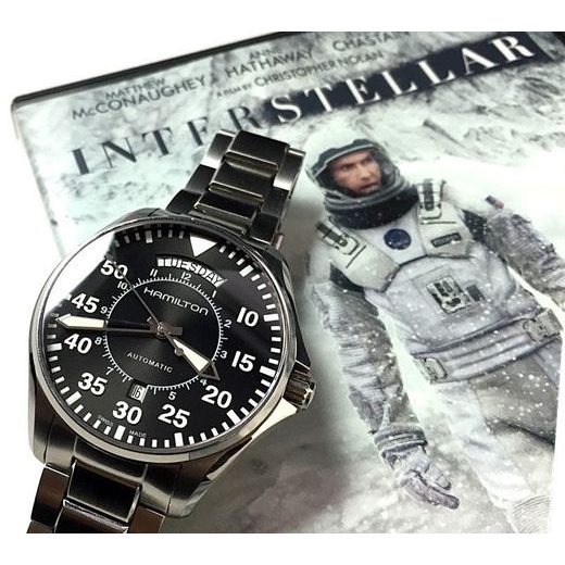 HAMILTON KHAKI AVIATION PILOT DAY DATE AUTO H64615135 - KHAKI AVIATION - ZNAČKY