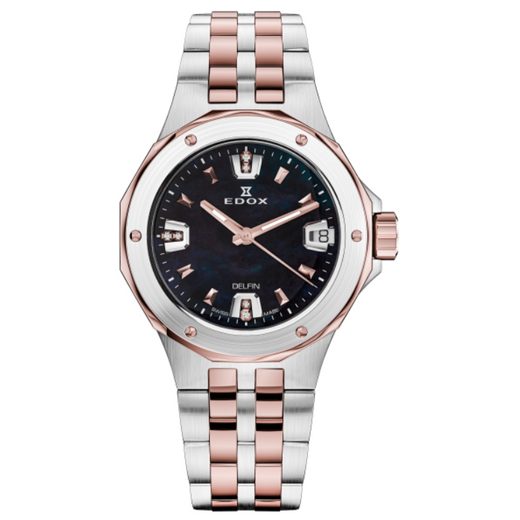 EDOX SPORT DELFIN THE ORIGINAL DATE LADY 53100-357RM-NANRND - DELFIN - ZNAČKY