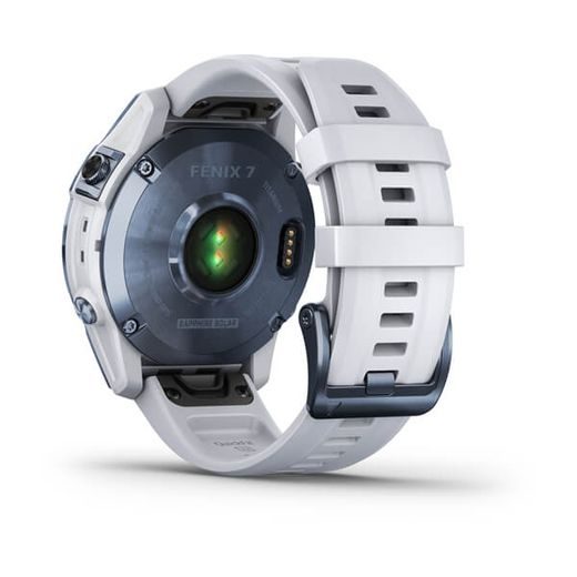 GARMIN FENIX 7 PRO SAPPHIRE SOLAR TITAN BLUE/ WHITE SILICONE BAND - 010-02540-25 - FENIX 7 - ZNAČKY