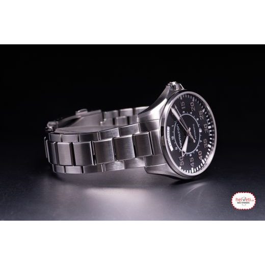 HAMILTON KHAKI AVIATION PILOT DAY DATE CAR H64615135 - KHAKI AVIATION - ZNAČKY