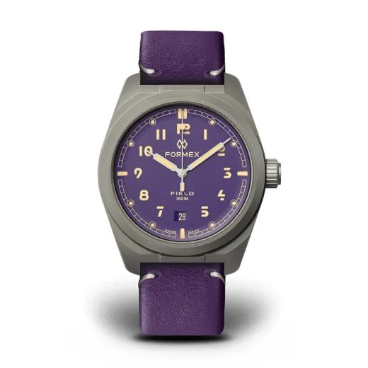 FORMEX FIELD AUTOMATIC ULTRA VIOLET BOLGHERI VIOLET LEATHER STRAP 0660.1.6593.799 - FIELD AUTOMATIC - ZNAČKY
