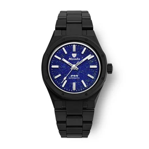 NIVADA GRENCHEN F77 BLACK CERAMIC LAPIS LAZULI - F77 - ZNAČKY