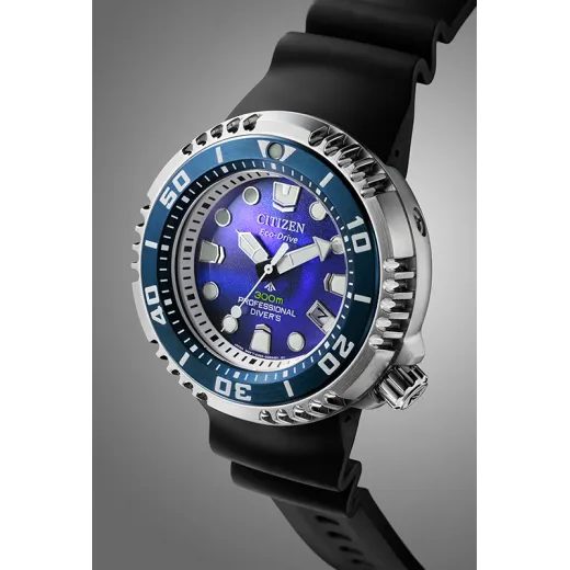 CITIZEN PROMASTER PROFESSIONAL DIVER 300 ECO-DRIVE UNITE WITH BLUE LIMITED EDITION BN1025-08L - PROMASTER - ZNAČKY