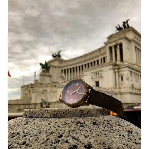 TRASER P67 OFFICER PRO AUTOMATIC BRONZE BROWN KOŽA - HERITAGE - ZNAČKY