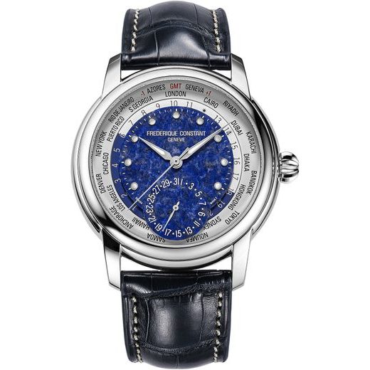 FREDERIQUE CONSTANT MANUFACTURE CLASSIC WORLDTIMER AUTOMATIC LIMITED EDITION FC-718LA4H6 - MANUFACTURE - ZNAČKY