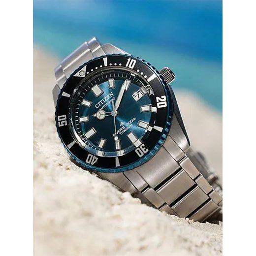 CITIZEN FUJITSUBO PROMASTER MARINE AUTOMATIC DIVER'S SUPER TITANIUM PROMASTER 35TH ANNIVERSARY LIMITED EDITION NB6026-56L - PROMASTER - ZNAČKY