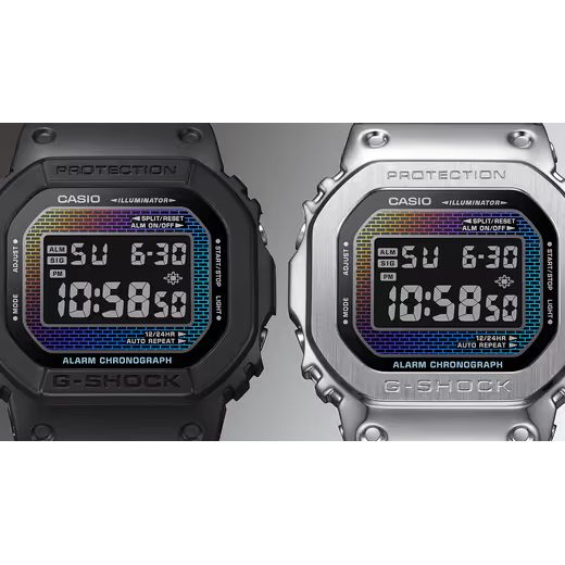 CASIO G-SHOCK DW-5600RW-1ER RAINBOW BRICK WALL SERIES - G-SHOCK - ZNAČKY