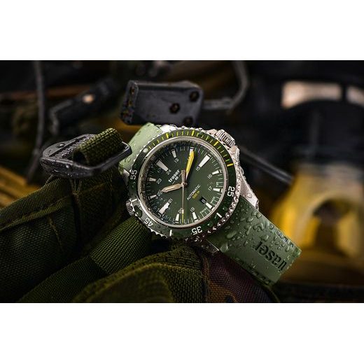 TRASER P67 DIVER AUTOMATIC GREEN ZELENÁ GUMA - HERITAGE - ZNAČKY