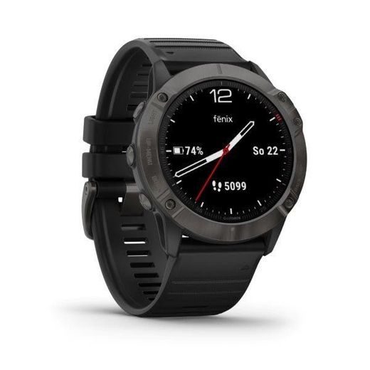 GARMIN FENIX6X PRO SAPPHIRE, GRAYDLC/BLACK BAND (MAP/MUSIC) 010-02157-11 - GARMIN - ZNAČKY