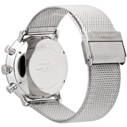 JUNGHANS MAX BILL CHRONOSCOPE SAPPHIRE 27/4003.46 - MAX BILL CHRONOSCOPE - ZNAČKY