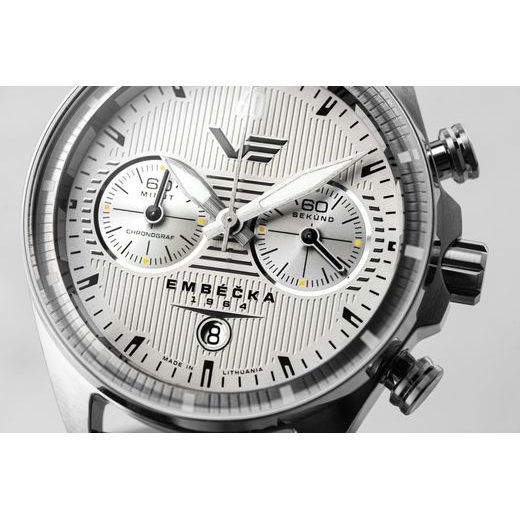 VOSTOK EUROPE LIMITOVANÁ EDÍCIA EMBÉČKA CHRONO LINE 6S21-325A491 – HNEDÝ KOŽENÝ REMIENOK - EMBÉČKA - ZNAČKY