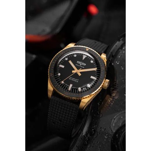 VULCAIN SKINDIVER NAUTIQUE GOLD / BLACK - SKINDIVER NAUTIQUE - ZNAČKY