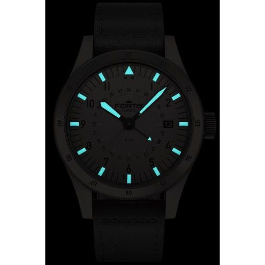 FORTIS FLIEGER F-43 TRIPLE-GMT TITANIUM ORANGE COSC F4260003 - FLIEGER - ZNAČKY