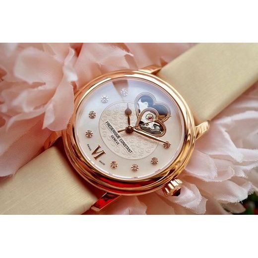 FREDERIQUE CONSTANT LADIES AUTOMATIC DOUBLE HEART BEAT FC-310WHF2P4 - LADIES AUTOMATIC - ZNAČKY