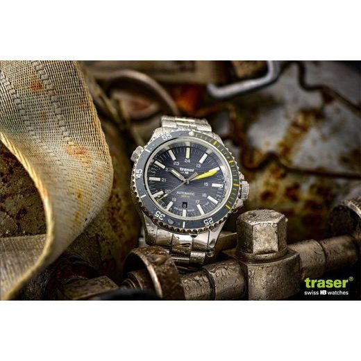 TRASER P67 DIVER AUTOMATIC T100 GREY SET OCEĽ A GUMA - HERITAGE - ZNAČKY