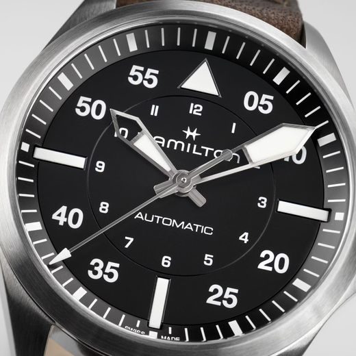 HAMILTON KHAKI AVIATION PILOT DAY DATE AUTO 39MM H76305530 - KHAKI AVIATION - ZNAČKY