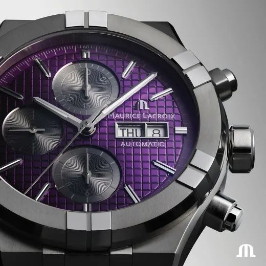 MAURICE LACROIX AIKON AUTOMATIC TITANIUM CHRONOGRAPH AI6038-TT032-430-1 - AIKON - ZNAČKY