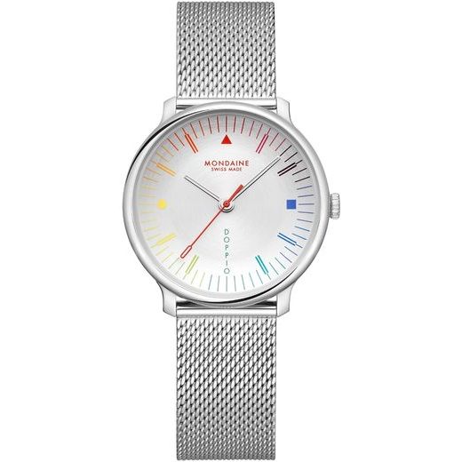 MONDAINE DOPPIO BAUHAUS INSPIRED QUARTZ MLE.33112.SM - DOPPIO - ZNAČKY