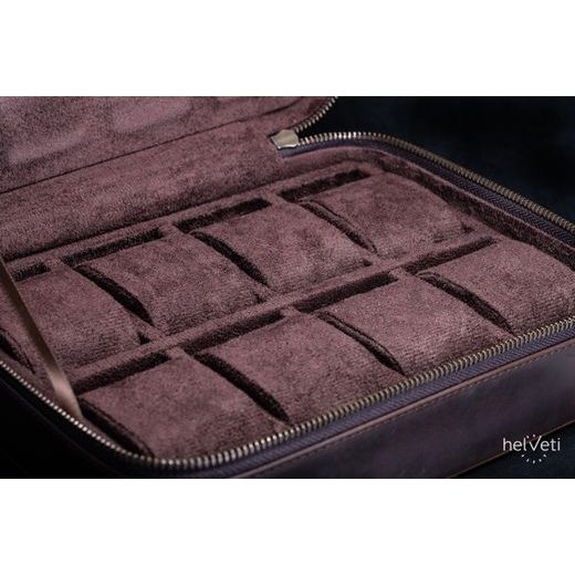 KOŽENÉ PUZDRO NA HODINKY HELVETI - BOXY NA HODINKY - OSTATNÉ
