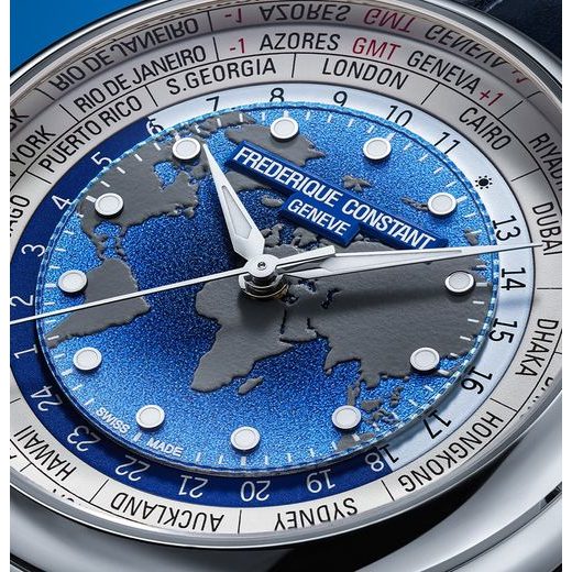 FREDERIQUE CONSTANT MANUFACTURE CLASSIC WORLDTIMER AUTOMATIC FC-719BLW3H6 - MANUFACTURE - ZNAČKY