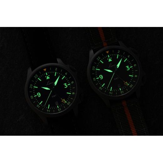 LACO FLIEGER FRANKFURT 40 GMT GRAU - PILOT SPECIAL MODELS - ZNAČKY