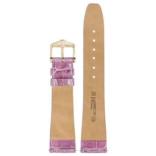 REMIENOK HIRSCH PRESTIGE 1 ALIGÁTOR - FIALOVÝ, LESKLÝ - REMIENKY - OSTATNÉ