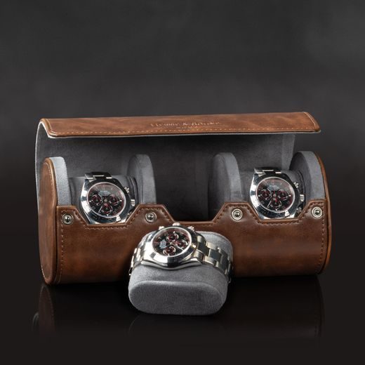 PUZDRO HODINIEK HEISSE & SÖHNE VINTAGE 3 70019-170 - BOXY NA HODINKY - OSTATNÉ