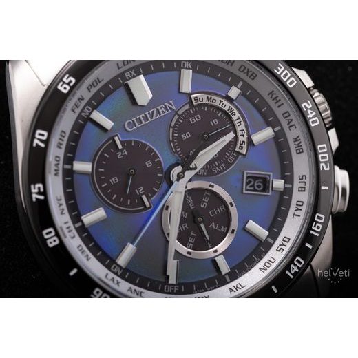 CITIZEN ECO-DRIVE RADIO CONTROLLED UNITE WITH BLUE LIMITED EDITION CB5874-81L - CITIZEN - ZNAČKY