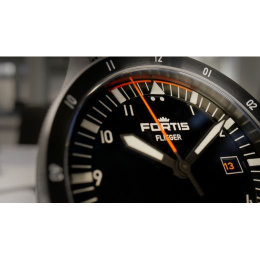 FORTIS FLIEGER F-39 WERK 7 MISSION BLACK LIMITED EDITION F4220028 - FLIEGER - ZNAČKY