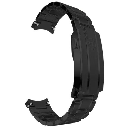 KOVOVÝ NÁRAMEK BIATEC | S ČERNOU DLC ÚPRAVOU - 20 MM - REMIENKY - OSTATNÉ