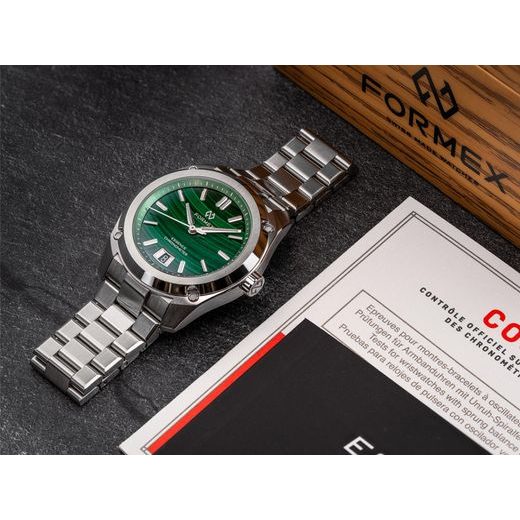 FORMEX ESSENCE THIRTYNINE AUTOMATIC CHRONOMETER MALACHITE - ESSENCE - ZNAČKY