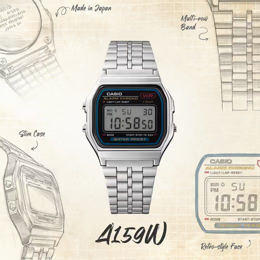 CASIO COLLECTION VINTAGE A159WE-1EF - CLASSIC COLLECTION - ZNAČKY
