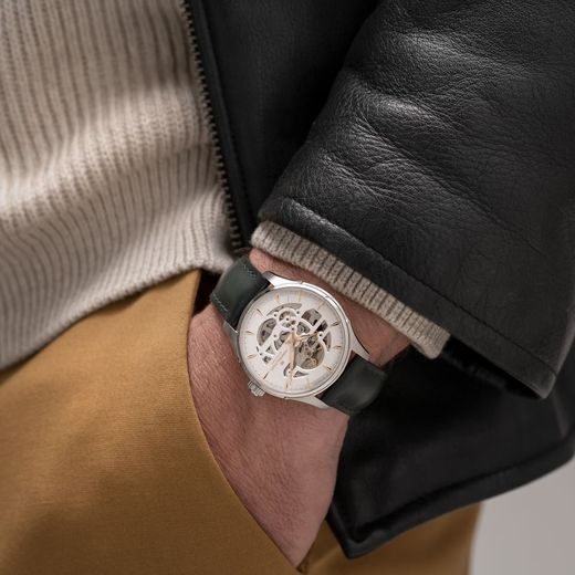 HAMILTON JAZZMASTER SKELETON AUTO H42535810 - JAZZMASTER - ZNAČKY