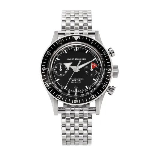 NIVADA GRENCHEN CHRONOMASTER WHITE BROAD ARROW INTER. BEZEL - MANUAL - CHRONOMASTER - ZNAČKY
