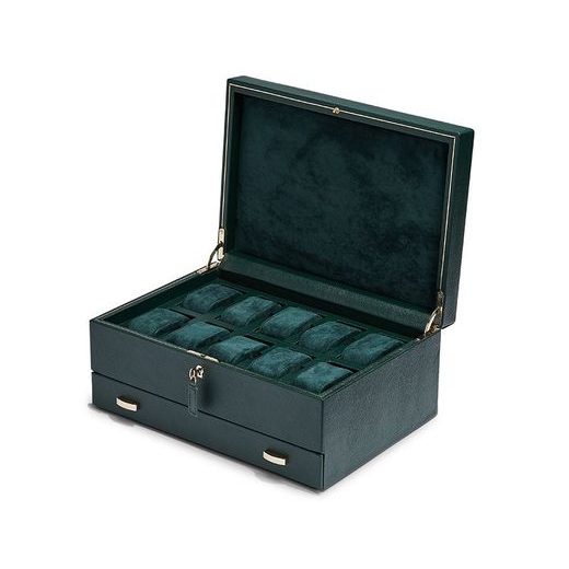 BOX NA HODINKY WOLF BRITISH RACING GREEN 792841 - BOXY NA HODINKY - OSTATNÉ