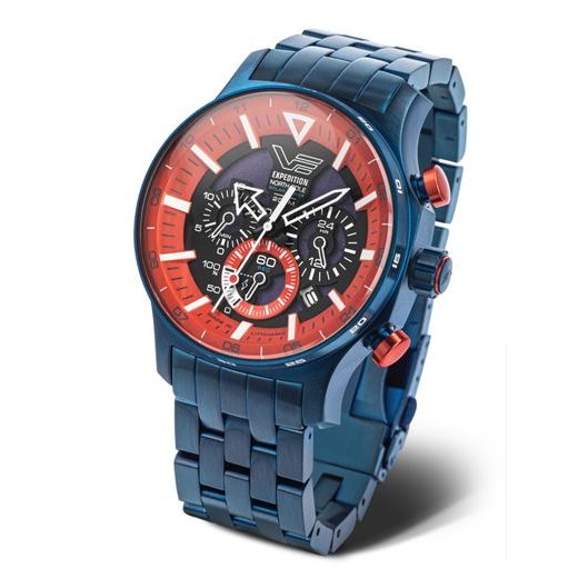 OCEĽOVÝ NÁRAMOK VOSTOK EUROPE PRE EXPEDÍCIU NORTH POLE SOLAR - MODRÝ PVD - REMIENKY - OSTATNÉ