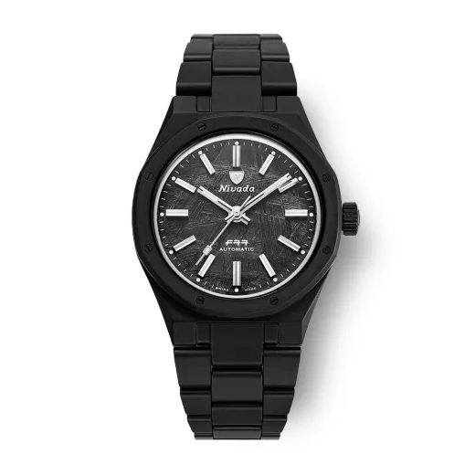 NIVADA GRENCHEN F77 BLACK CERAMIC METEORIT - F77 - ZNAČKY