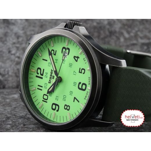 TRASER P67 OFFICER PRO GUNMETAL LIME SILICONE - HERITAGE - ZNAČKY