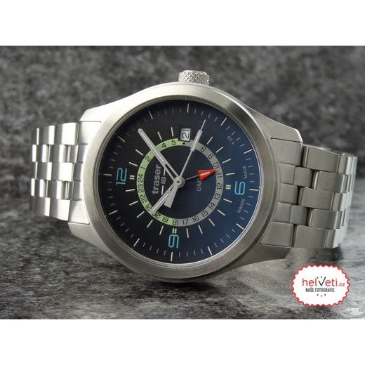 TRASER AURORA GMT BLUE - OCEĽ - CLASSIC - ZNAČKY