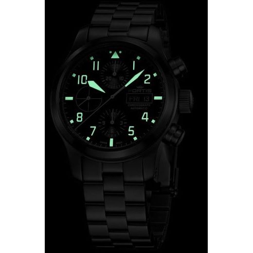 OCEĽOVÝ CHRONOGRAF FORTIS AEROMASTER F4040000 - AVIATIS - ZNAČKY
