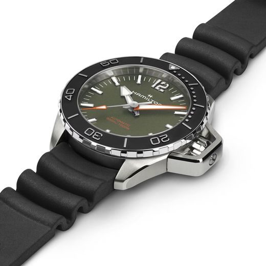 HAMILTON KHAKI NAVY FROGMAN AUTO H77455360 - KHAKI NAVY - ZNAČKY