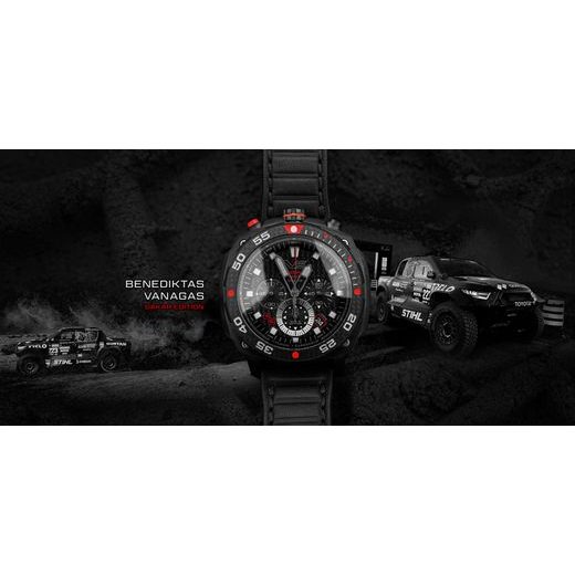 VOSTOK EUROPE LIMITED EDITION BENEDIKTAS VANAGAS DAKAR VK67-650J740 - LIMITOVANÉ EDÍCIE - ZNAČKY