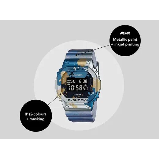 HODINKY CASIO G-SHOCK GM-5600SS-1ER ZO SÉRIE STREET SPIRIT - G-SHOCK - ZNAČKY
