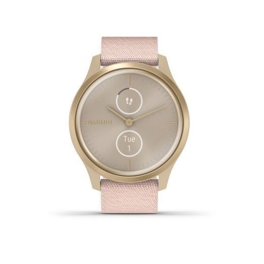 GARMIN VIVOMOVE3 STYLE, LIGHTGOLD/PINKNYLON BAND 010-02240-22 - VIVOMOVE3 STYLE - ZNAČKY