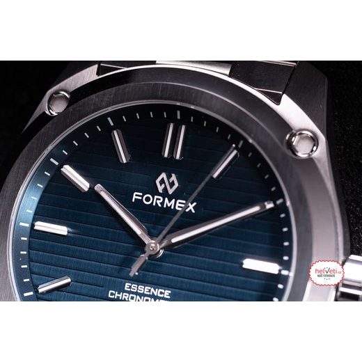 FORMEX ESSENCE FORTYTHREE AUTOMATICKÝ CHRONOMETER MODRÝ OCEĽOVÝ NÁRAMOK - ESSENCE - ZNAČKY