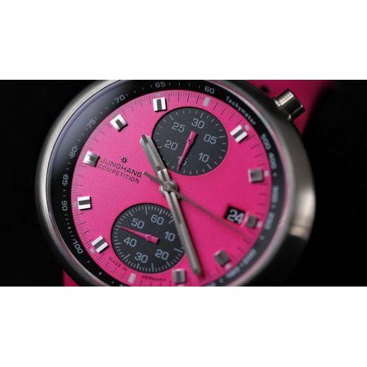 JUNGHANS 1972 COMPETITION PINK AUTOMATIC LIMITED EDITION 27/4406.00 - 1972 - ZNAČKY