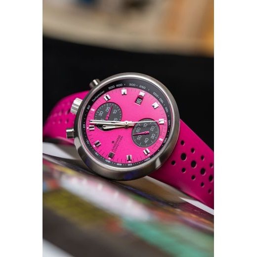 JUNGHANS 1972 COMPETITION PINK AUTOMATIC LIMITED EDITION 27/4406.00 - 1972 - ZNAČKY