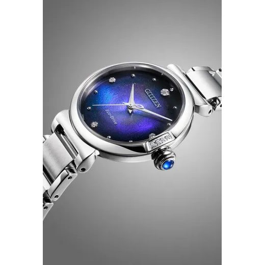 CITIZEN L ECO-DRIVE UNITE WITH BLUE LIMITED EDITION EM1060-87L - ELEGANT - ZNAČKY
