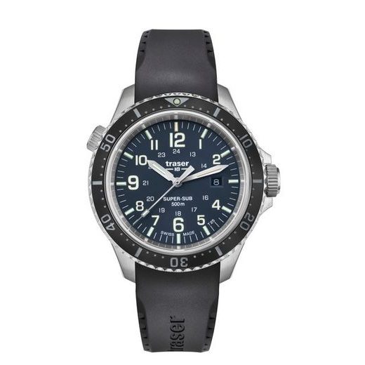 TRASER P67 SUPERSUB BLUE SET OCEĽ A GUMA - HERITAGE - ZNAČKY